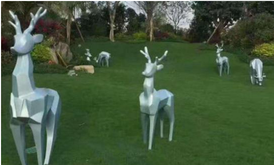 鹿不銹鋼雕塑 鹿不銹鋼雕塑